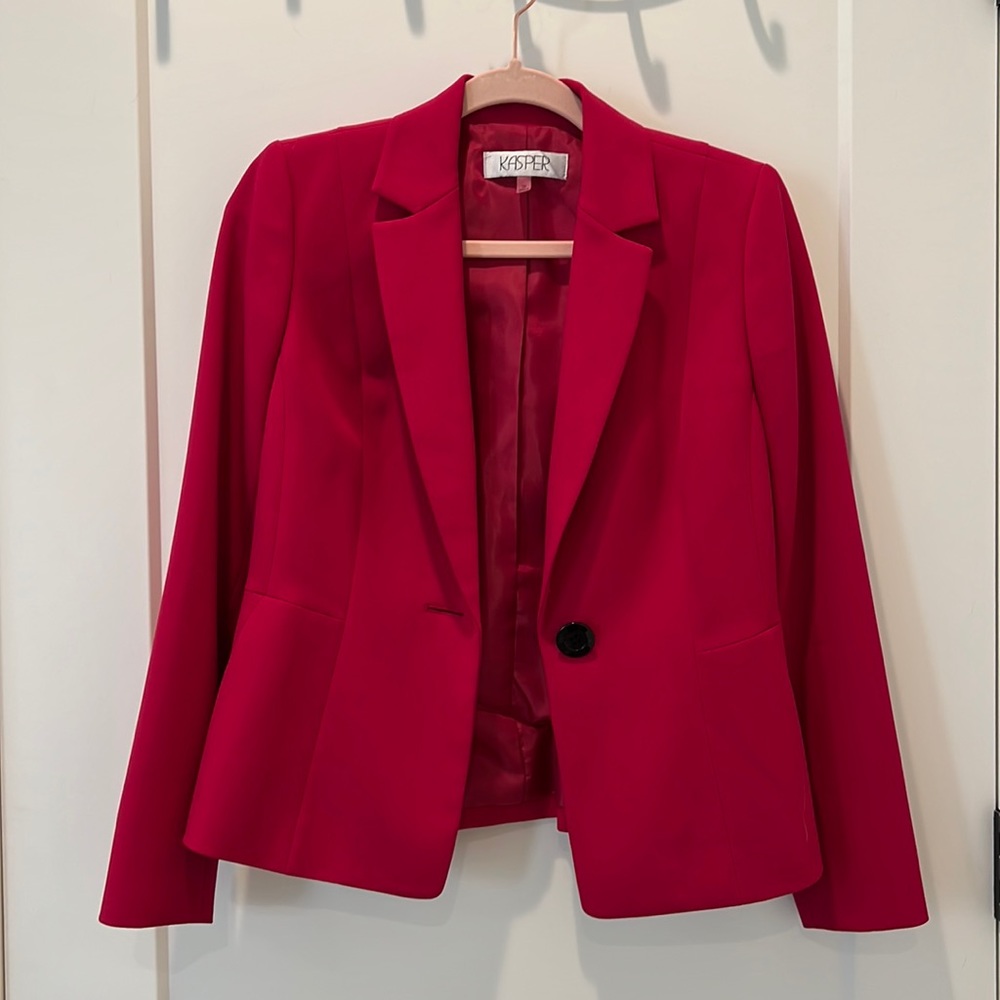 Kasper Pink Blazer, Sz 2P